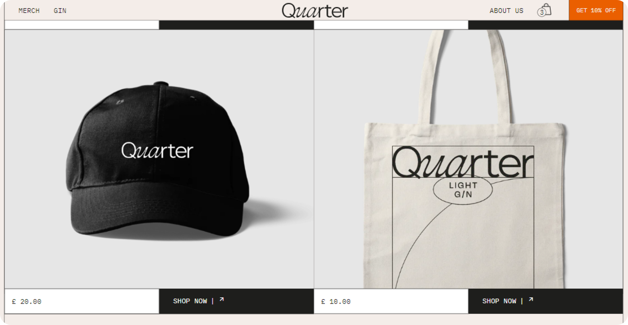 Quarter Merch